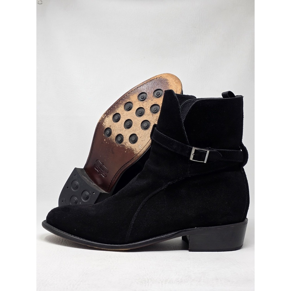 Thursday Boot Company Rogue Jodhpur Boots Men's Size 14 Black Suede Buckle Strap